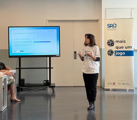 Ação de sensibilização do Projeto Mais que um jogo na EHT Porto